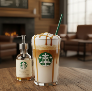 Mousse de vainilla presentada en copas